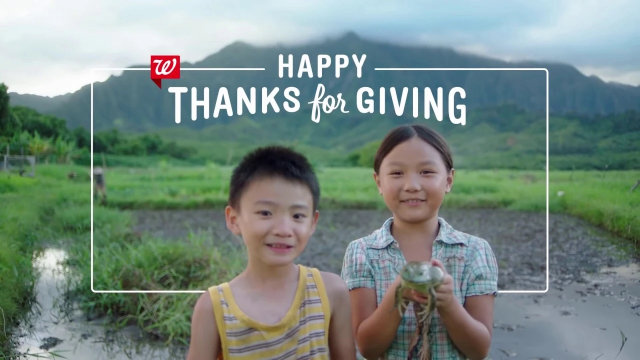 Walgreens 'Happy Thanks For Giving' Ad